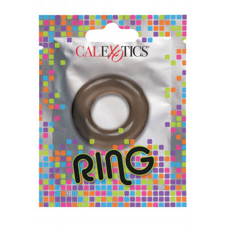 Anello fallico in silicone nero ritardante Cock Ring